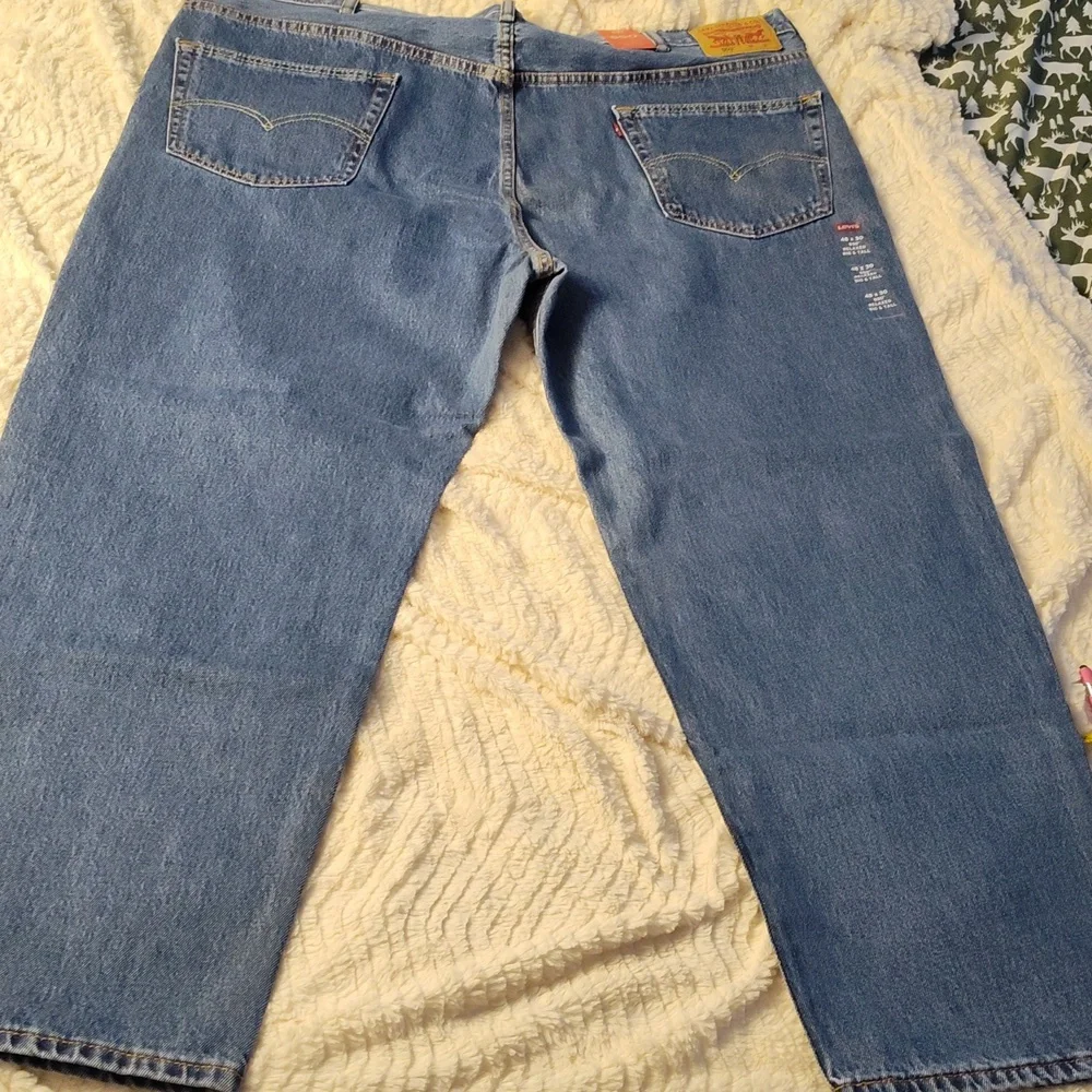 Levi's 550 men's denim blue jeans size 48x30 nwt
